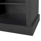 47.2 Wide Hall Tree with Bench and Shoe Storage: Multi-functional with 3 Hooks, Open Storage, Rectangle Shelves