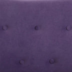 Velvet Tufted High Back Rocking Chair - Single Seat with Wood Legs