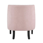 Modern Traditional Accent Chair Chenille Upholstery Button-Tufted Solid Wood 1pc Living Room Furniture