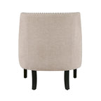 Modern Traditional Accent Chair Chenille Upholstery Button-Tufted Solid Wood 1pc Living Room Furniture