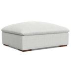 WYNDENHALL Marlee 3-Seater Modular Sofa and Ottoman Set in Velvety Chenille Performance Fabric