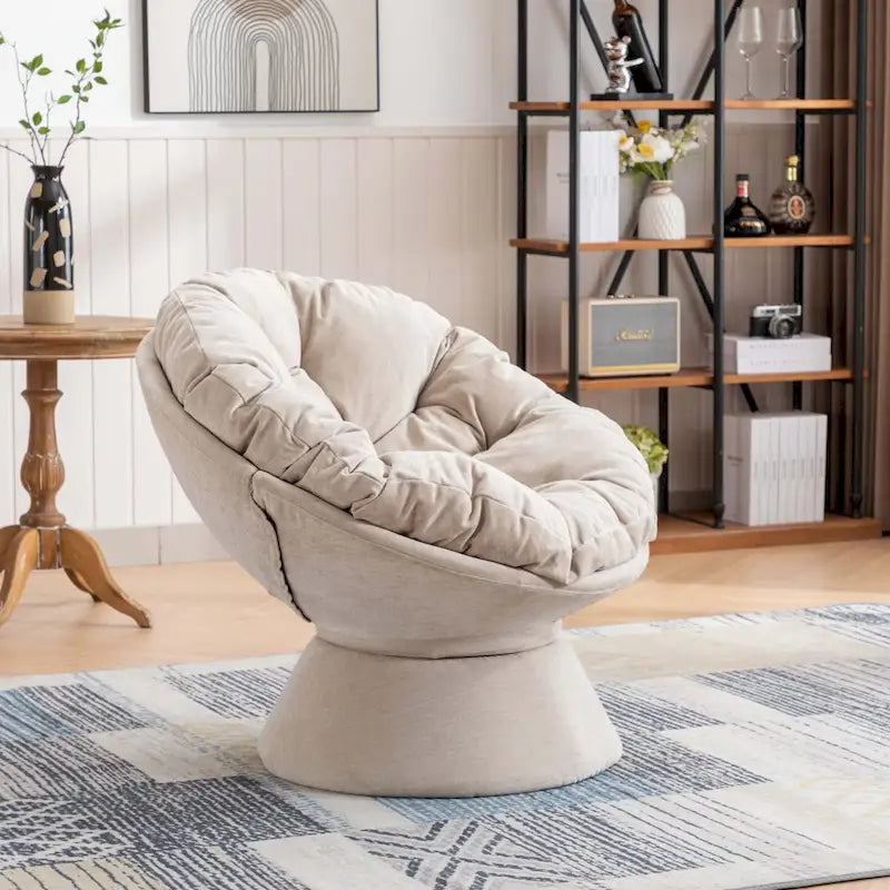 Oversized 360 Swivel Accent Chair for Living Room Bedroom