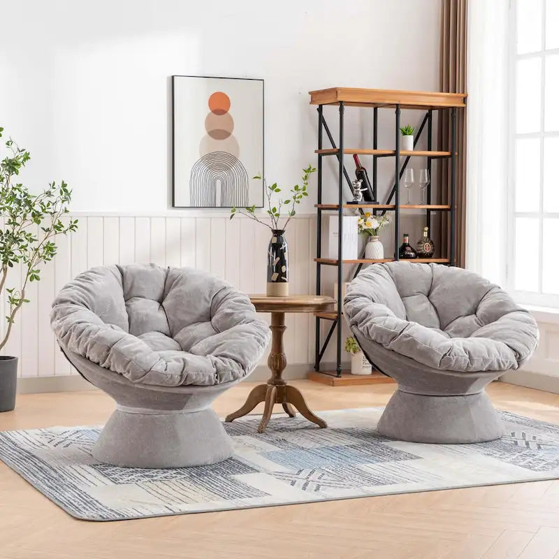 Oversized 360 Swivel Accent Chair for Living Room Bedroom