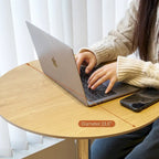 Adjustable Height Bar Table with 360° Swivel - Aluminum Base (24")