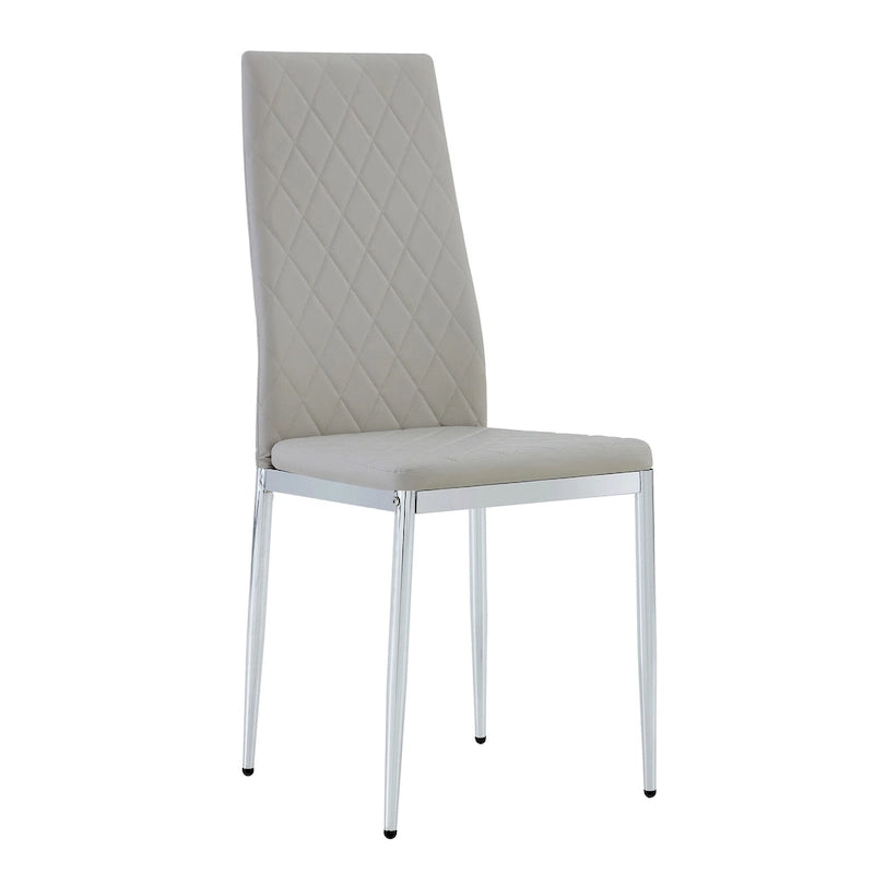 Dining chair, black chair and 6-piece set of