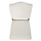 HomePop Open Back Upholstered Dining Chair - Cream Textured Woven (Single Pack)