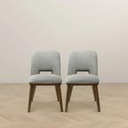 Raleigh Luxury Modern Solid Wood Dining Chair (Set of 2)
