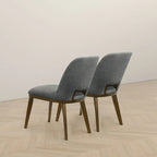 Raleigh Luxury Modern Solid Wood Dining Chair (Set of 2)