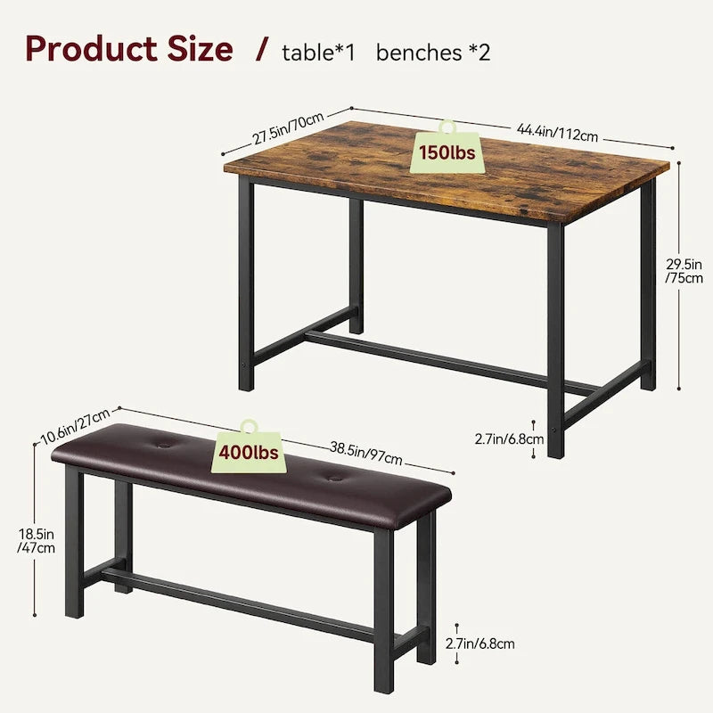 Dining Table Set for 4