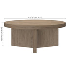 Holm 36 Wide Round Coffee Table - 36 Wide