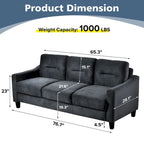Comfortable Sectional Couches for Living Room/Bedroom/Office/Small Space