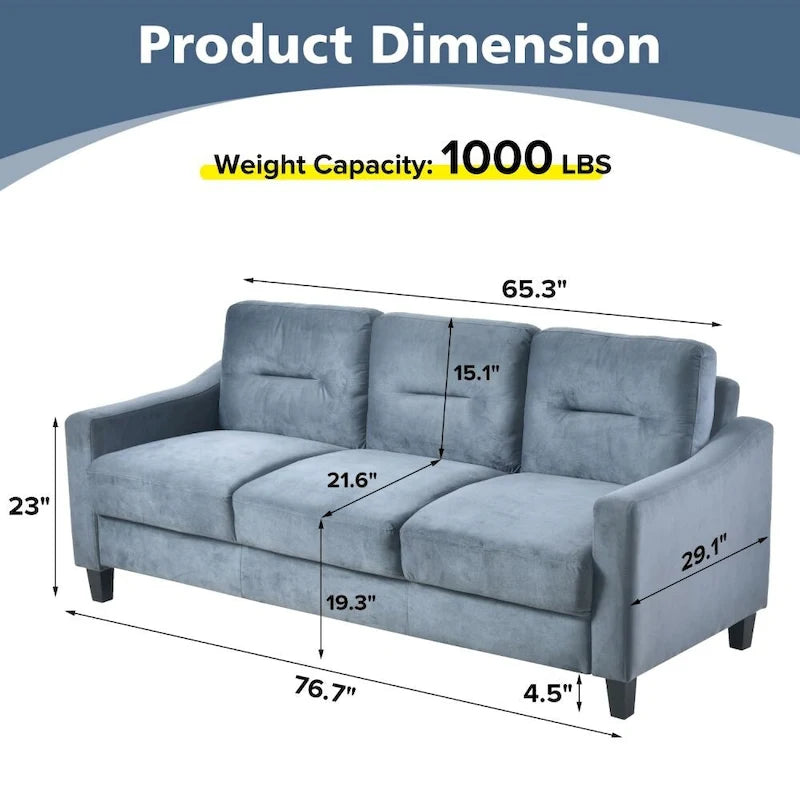 Comfortable Sectional Couches for Living Room/Bedroom/Office/Small Space