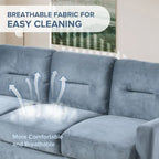 Comfortable Sectional Couches for Living Room/Bedroom/Office/Small Space