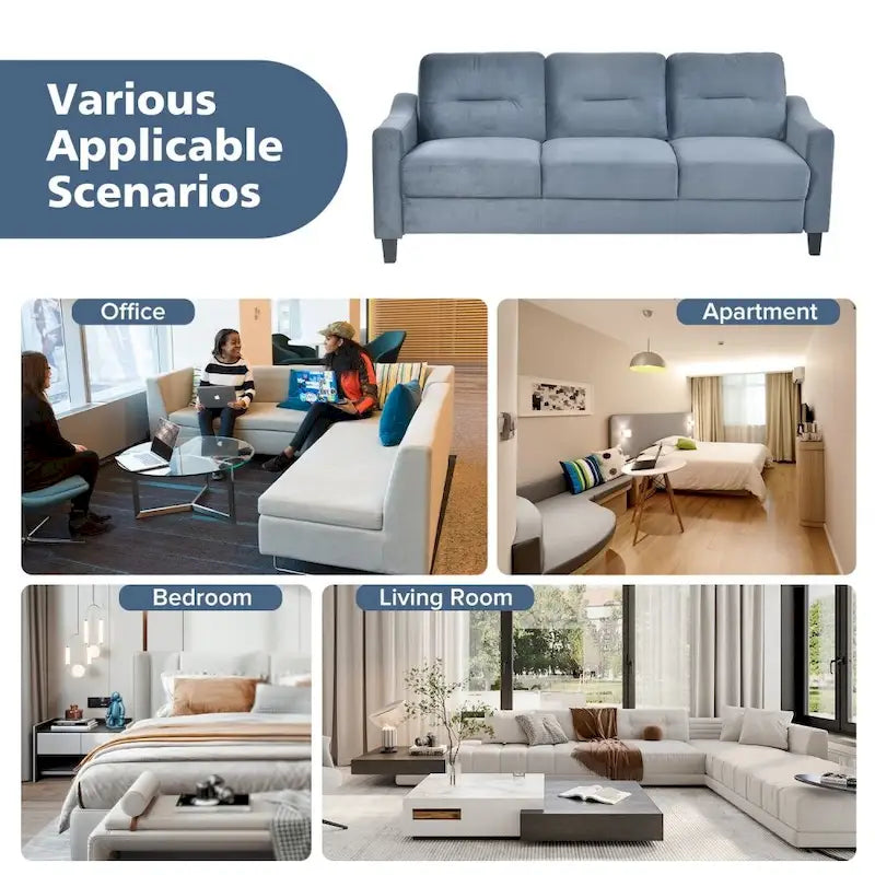 Comfortable Sectional Couches for Living Room/Bedroom/Office/Small Space