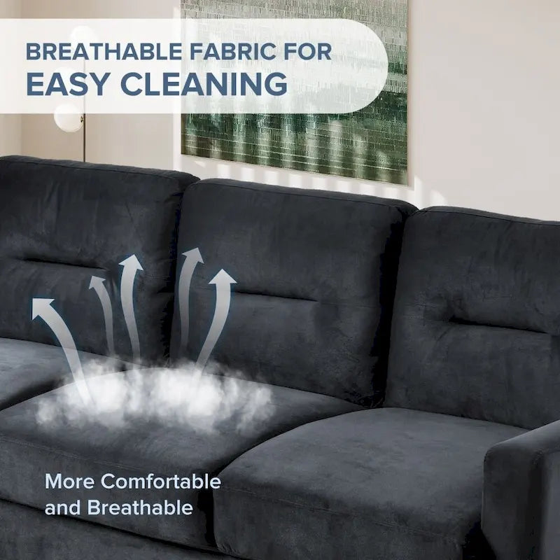 Comfortable Sectional Couches for Living Room/Bedroom/Office/Small Space