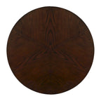 Mid Century Circle Wooden Coffee Table for Living Room Farmhouse