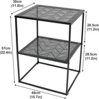 Standing Metal Shelf - 11.8D x 15.8W x 22.1H