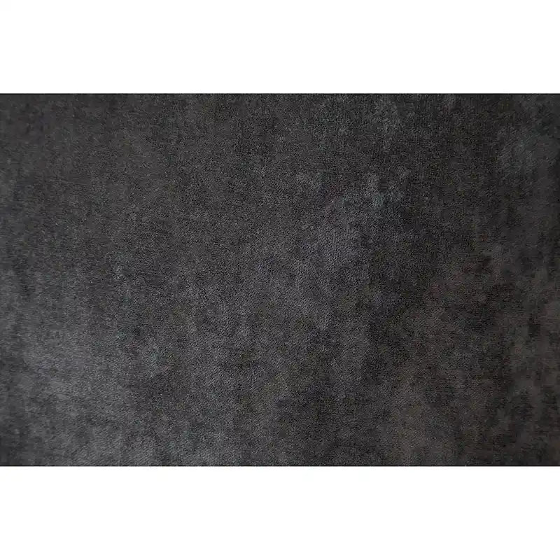 Black & Charcoal Gray Swivel Barrel Chair - 2 Person Oversized