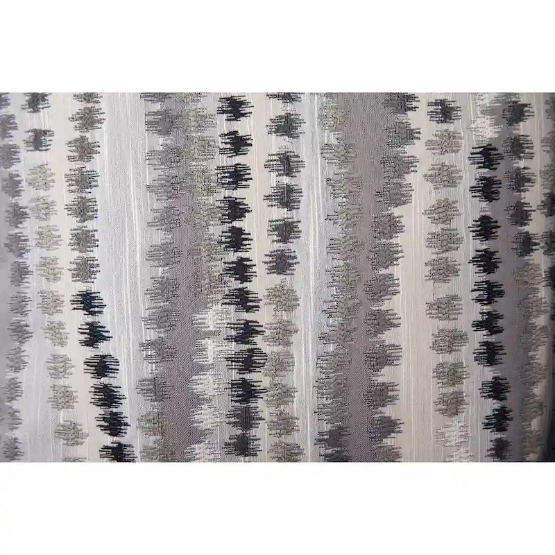 Black & Charcoal Gray Swivel Barrel Chair - 2 Person Oversized