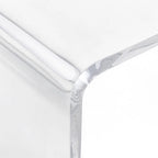 Rectangle All Acrylic 15mm Thick Waterfall Coffee Table