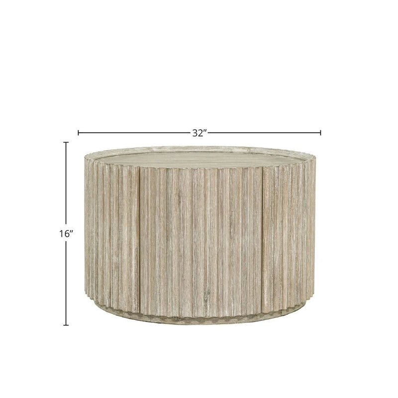 Willow Acacia Round Coffee Table