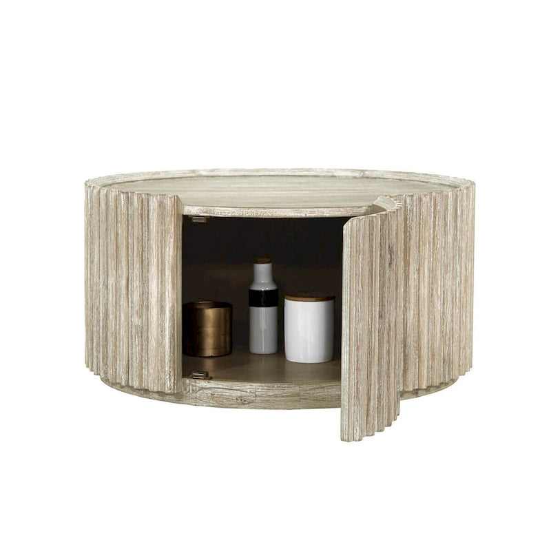 Willow Acacia Round Coffee Table