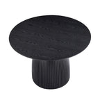 Round Dining Table Modern Wood Kitchen Table