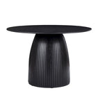 Round Dining Table Modern Wood Kitchen Table