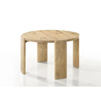 Bowen Oak Finish 47 Round Dining Table