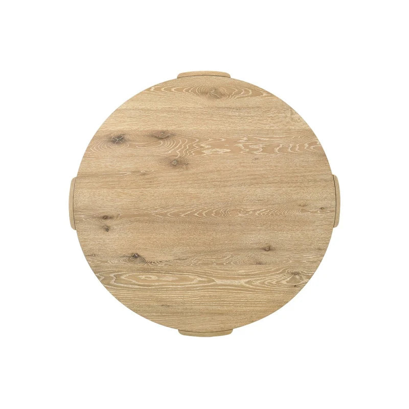 Bowen Oak Finish 47 Round Dining Table