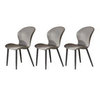 Set of 3/6/9/12 PU Leather Modern Dining Chairs - Comfortable, Easy-to-Clean, Contemporary Design for Kitchen or Dining Room