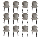 Set of 3/6/9/12 PU Leather Modern Dining Chairs - Comfortable, Easy-to-Clean, Contemporary Design for Kitchen or Dining Room