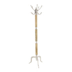 Aluminum Metal Coat Rack - Silver or Gold - Roche River Decor