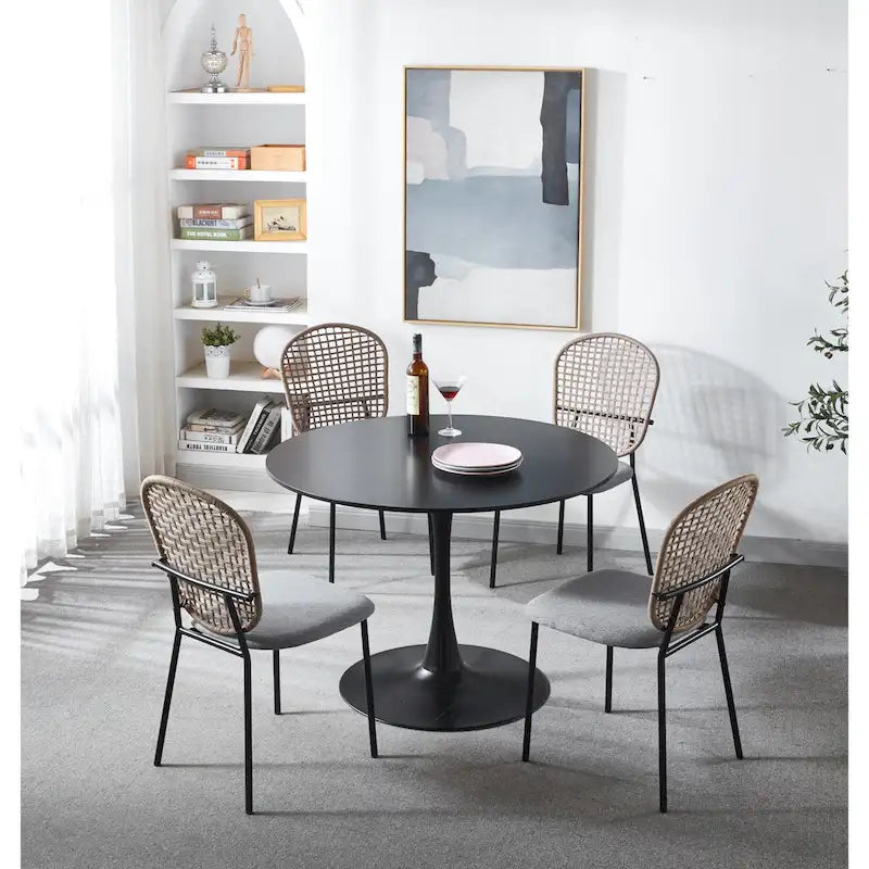 1+45pieces table and chair,white dining sets,kitchen sets,coffee sets