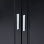 32 in. W x 72 in. H Storage Cabinet with Doors and Three Drawers