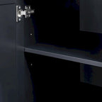 32 in. W x 72 in. H Storage Cabinet with Doors and Three Drawers