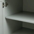32 in. W x 72 in. H Storage Cabinet with Doors and Three Drawers