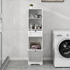 1-Compartment 1-Drawer Tilt-Out Laundry Sorter Cabinet