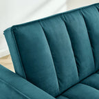Velvet Pull Out Armchair