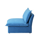Modular Sectional Sofa Couch, 162.98 Velvet 4 Seater Sofa, Sofa Couch for Living Room Apartment