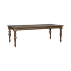 Americana Farmhouse Dusty Taupe Rectangular Table Set with Dining Chairs Various Options
