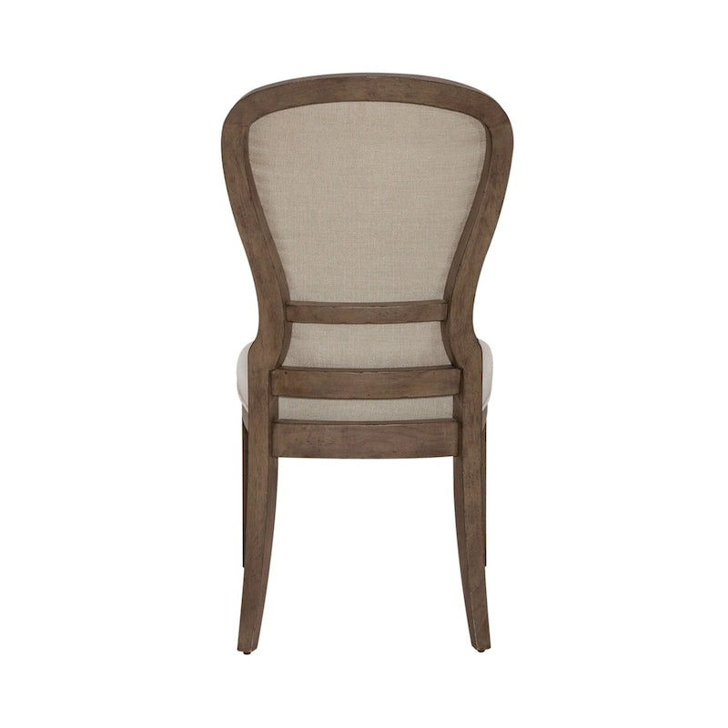 Americana Farmhouse Dusty Taupe Rectangular Table Set with Dining Chairs Various Options