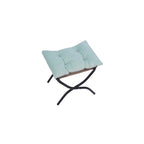 Accent Contemporary Lounge Chair, Single Steel Frame Sofa Chair with Armrests and A Side Pocket,with ottoman,with footrest