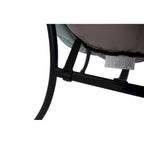 Accent Contemporary Lounge Chair, Single Steel Frame Sofa Chair with Armrests and A Side Pocket,with ottoman,with footrest