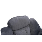 Accent Contemporary Lounge Chair, Single Steel Frame Sofa Chair with Armrests and A Side Pocket,with ottoman,with footrest