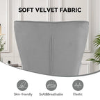 Modern Velvet Fabric Upholstered Chair