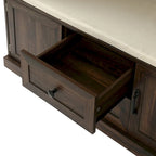 Classic Hall Tree with 3 Hooks,Coat Hanger,Storage Bench for Entrance,Hallway