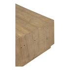 NADAAL STUDIOS Niall, Square Wooden Coffee Table, Brown - 31.5 X 31.5 X 16