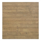NADAAL STUDIOS Niall, Square Wooden Coffee Table, Brown - 31.5 X 31.5 X 16